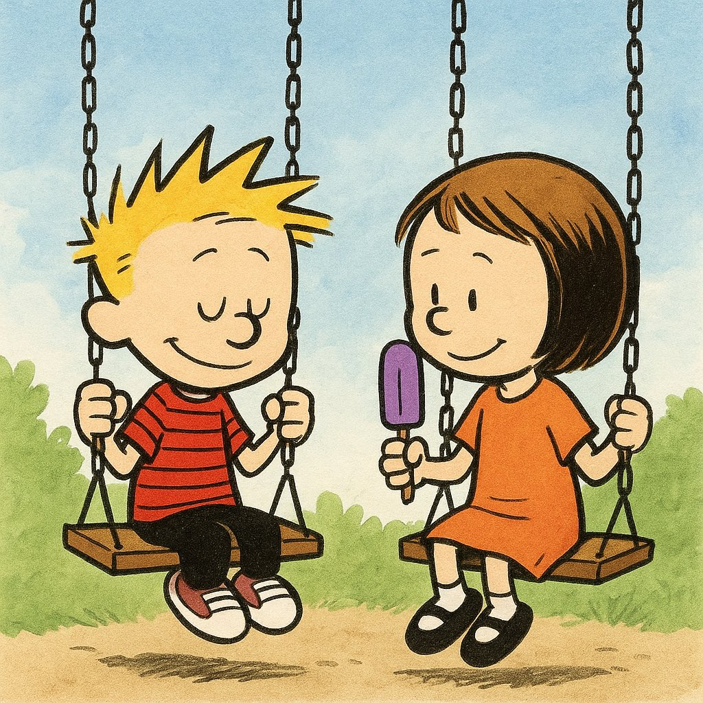 Two six-year-olds, one on-chain argument.